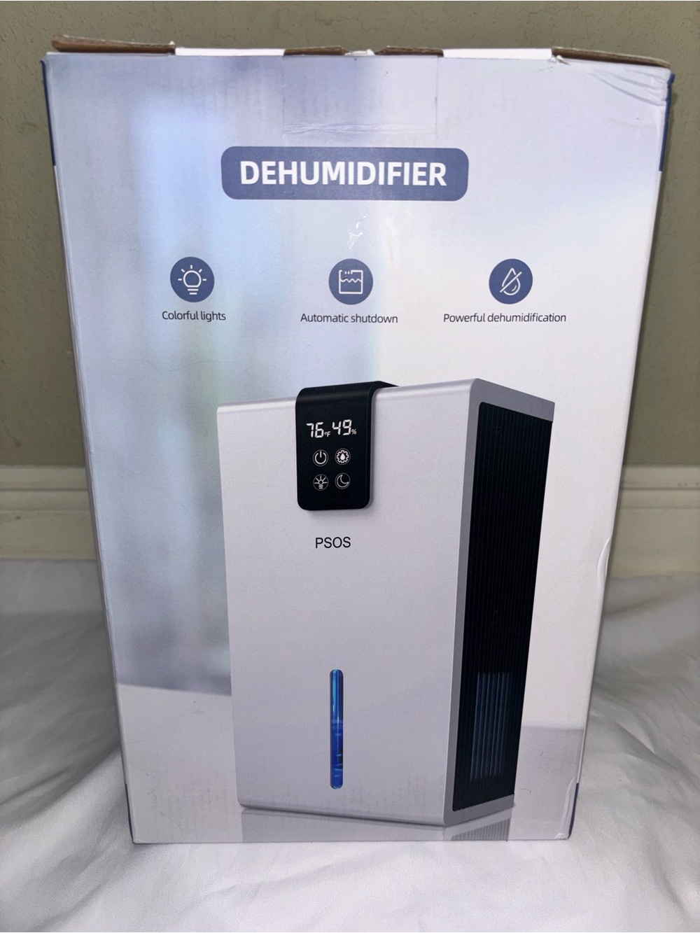 PSOS PS-01SG Dehumidifier 98oz Tank Portable
